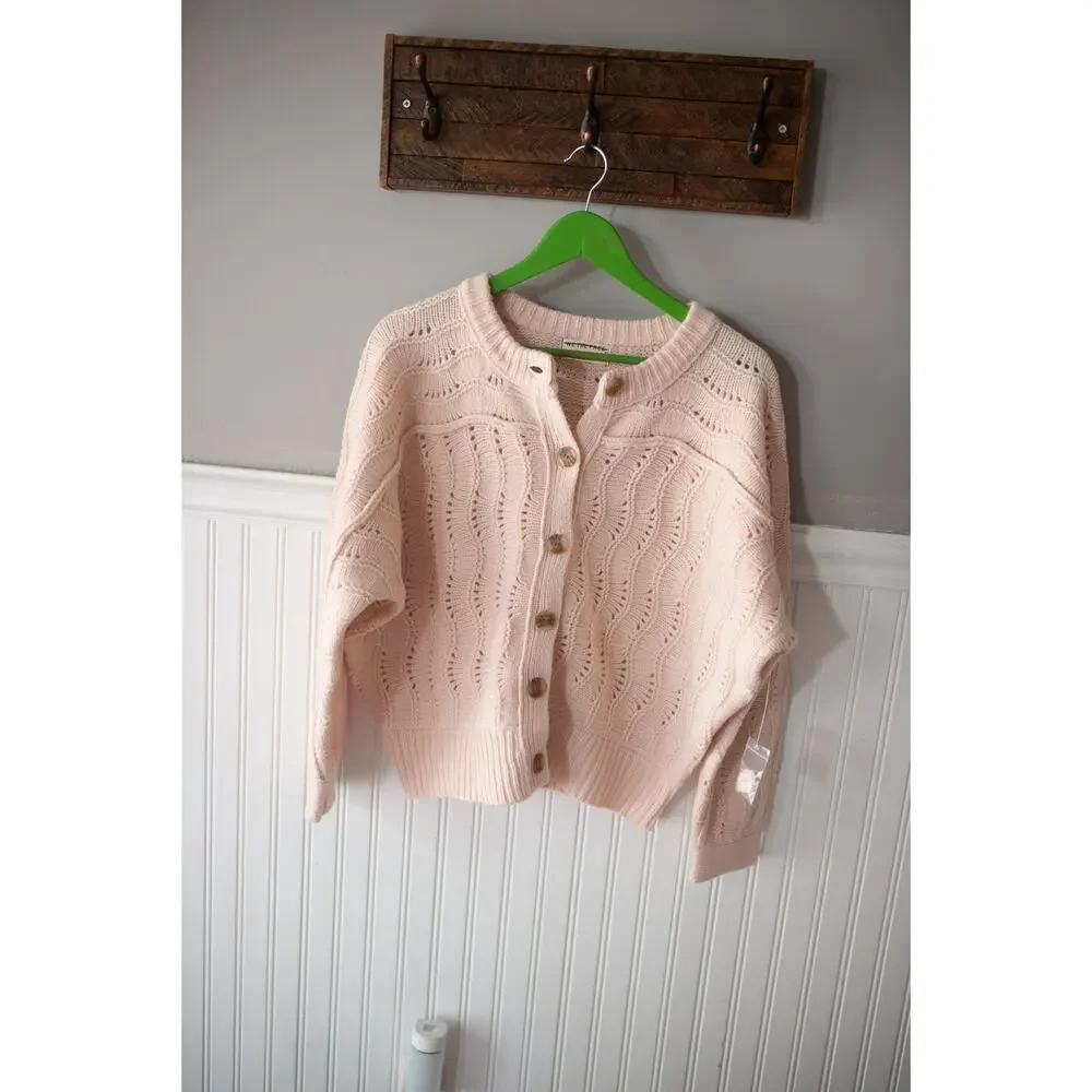 Free People We The Free Amsterdam Merino Cardi Small Sweater